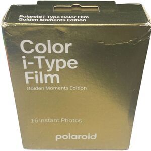 Polaroid i-Type Metallic Gold Edition Instant Film – 2 Pack (16 Photos)